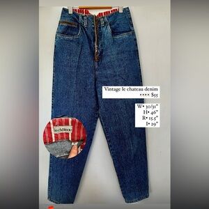 Le Chateau High Rise Blue Jeans
